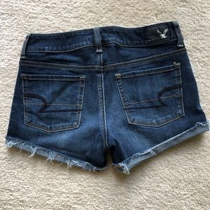American Eagle Dark Wash Jean Shorts